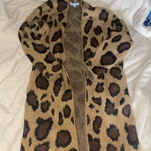 Long Cheetah Sweater
